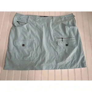 Jamie Sadock Golf Skorts Skirt Womens 18 Light Blue Athletic Airwear Plus. 361